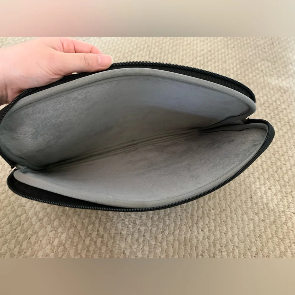 NWOT 13” Black Laptop Padded Case
